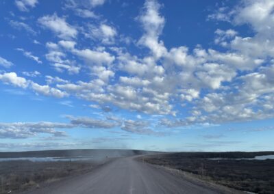 Road from Tuk to Inuvik